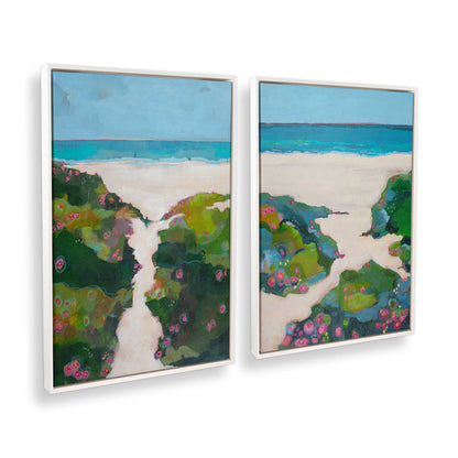 [Color:Opaque White], Picture of art in a White frame at an angle