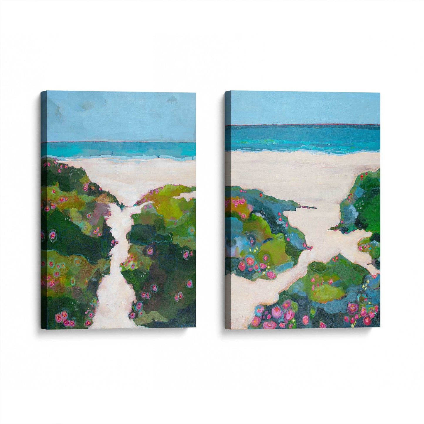 [Color:Stretched Canvas], Picture of art at an angle