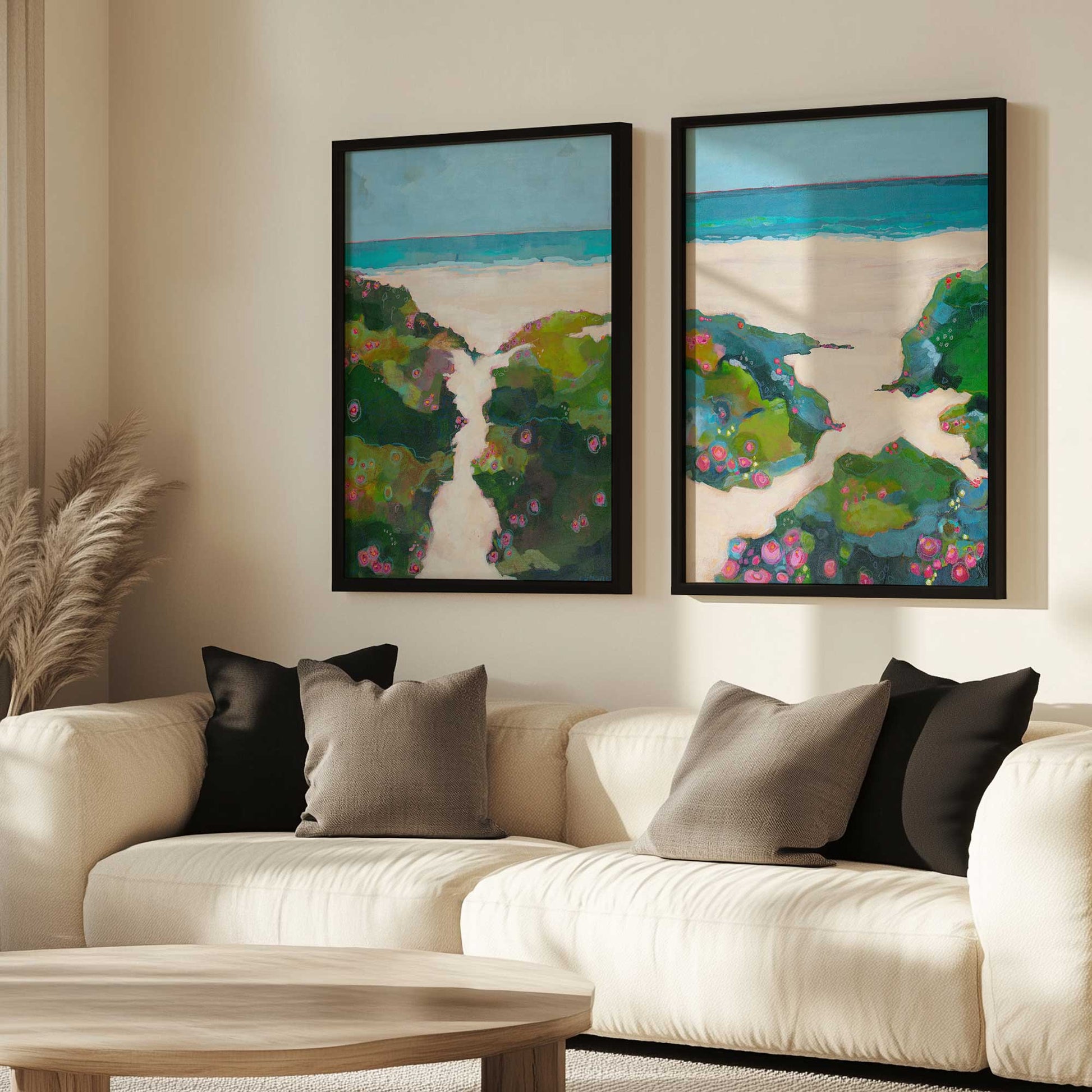 [Color:Walnut], Picture of art in a Walnut frame