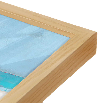 [Color:American Maple], Picture of art in a American Maple frame of the corner