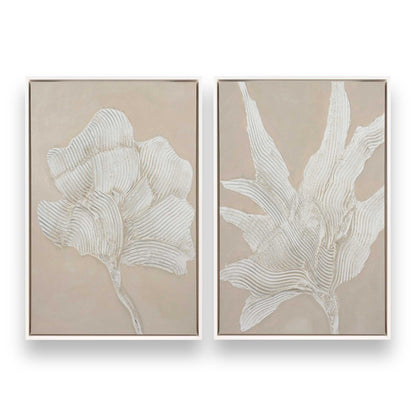 [Color:Opaque White], Picture of art in a White frame