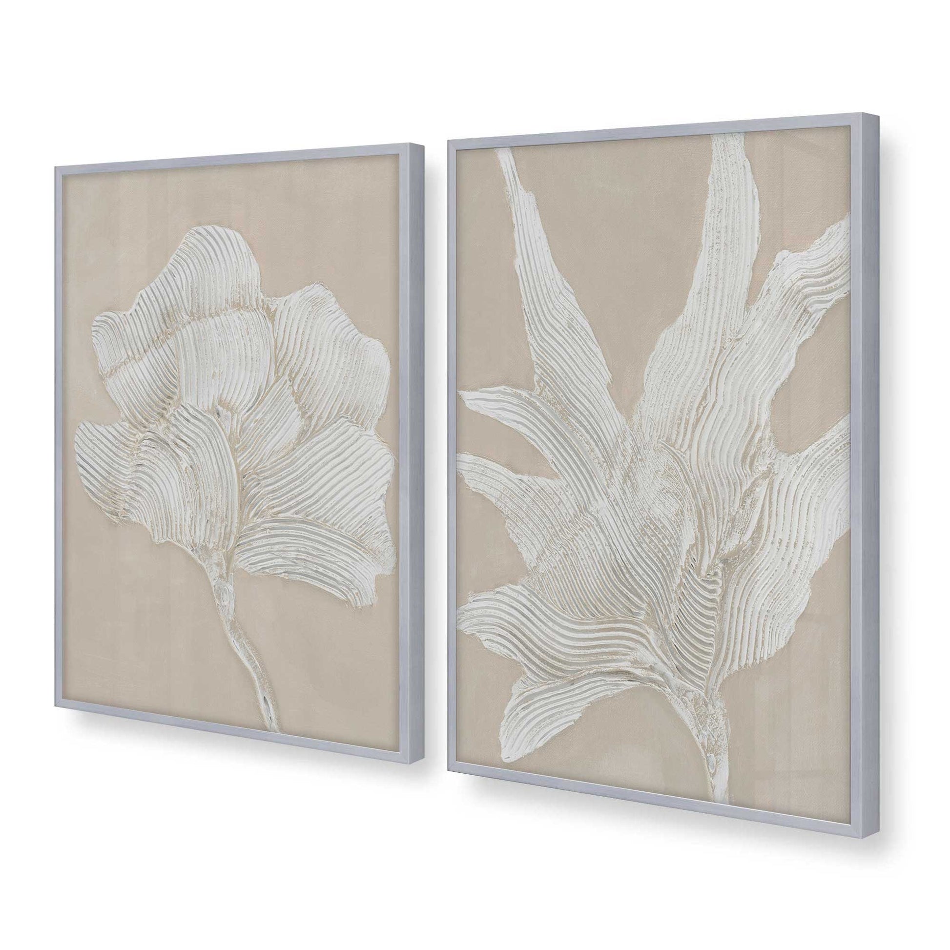 [Color:Polished Chrome], Picture of art in a Polished Chrome frame at an angle