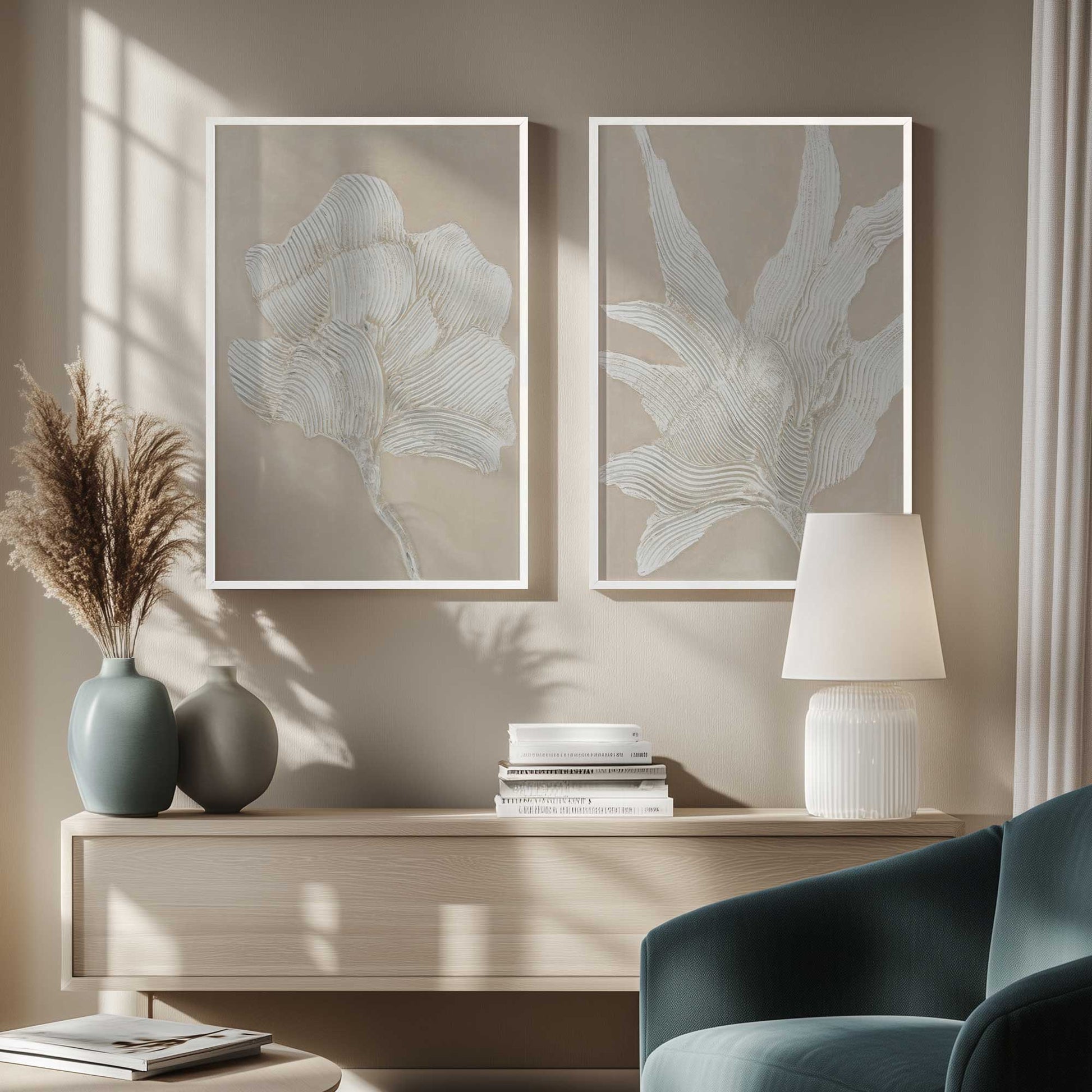 [Color:Walnut], Picture of art in a Walnut frame