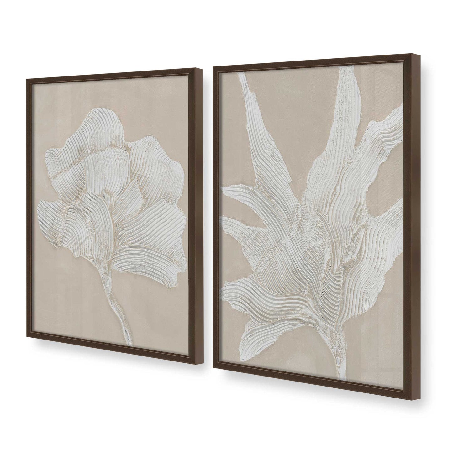 [Color:Belvinder Brown], Picture of art in a Belvinder Brown frame at an angle