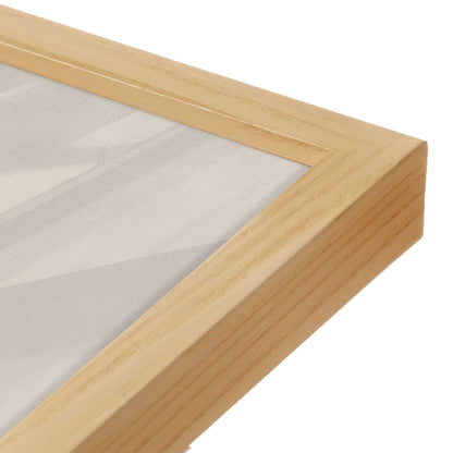 [Color:American Maple], Picture of art in a American Maple frame of the corner