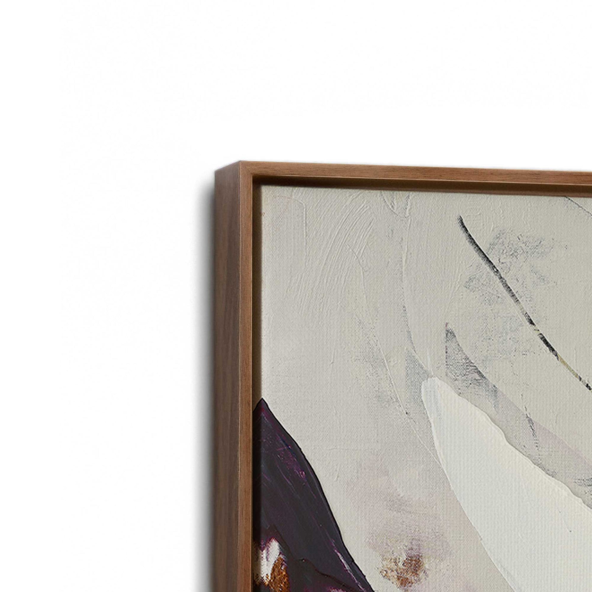 [Color:Walnut], Picture of the corner of the art