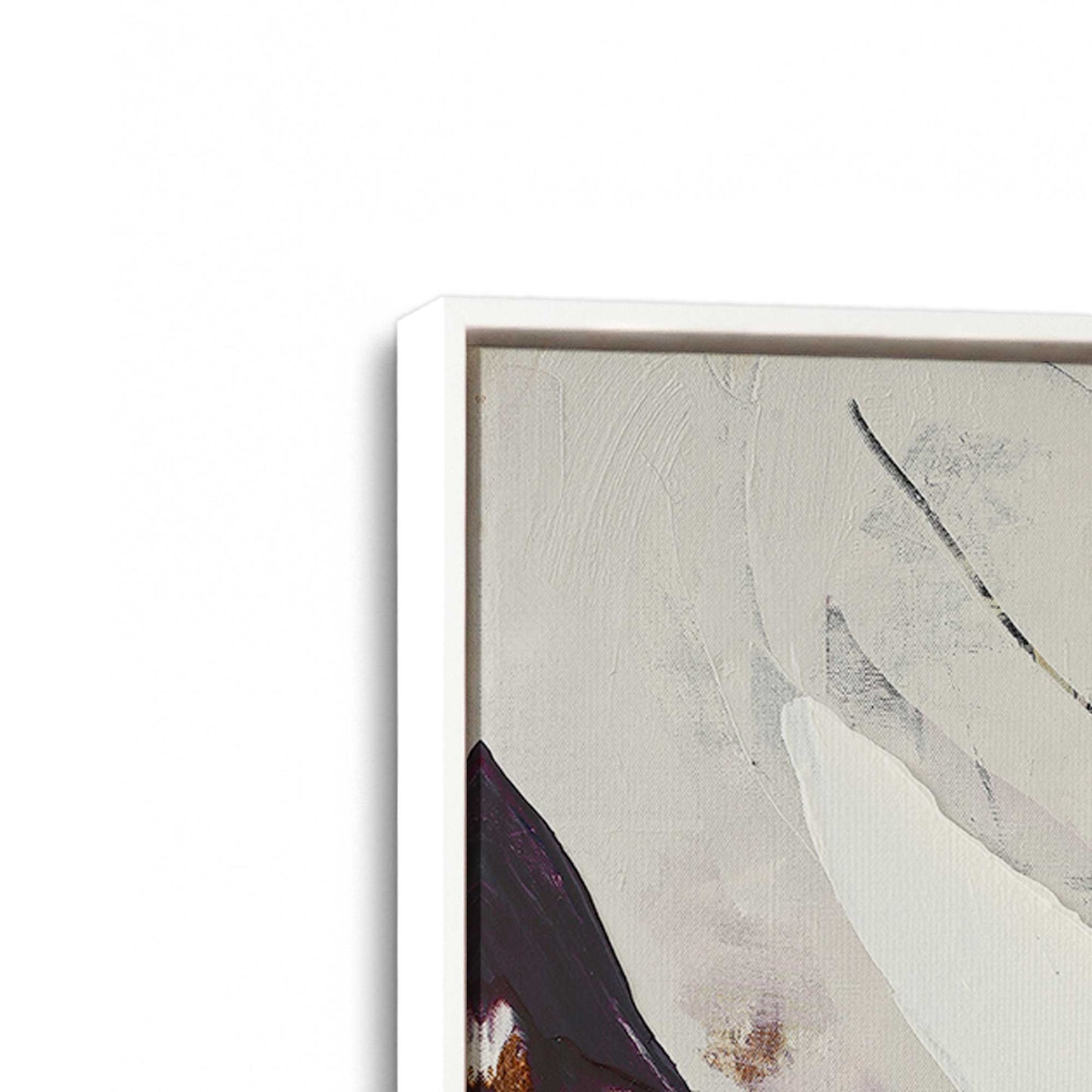 [Color:Opaque White], Picture of the corner of the art