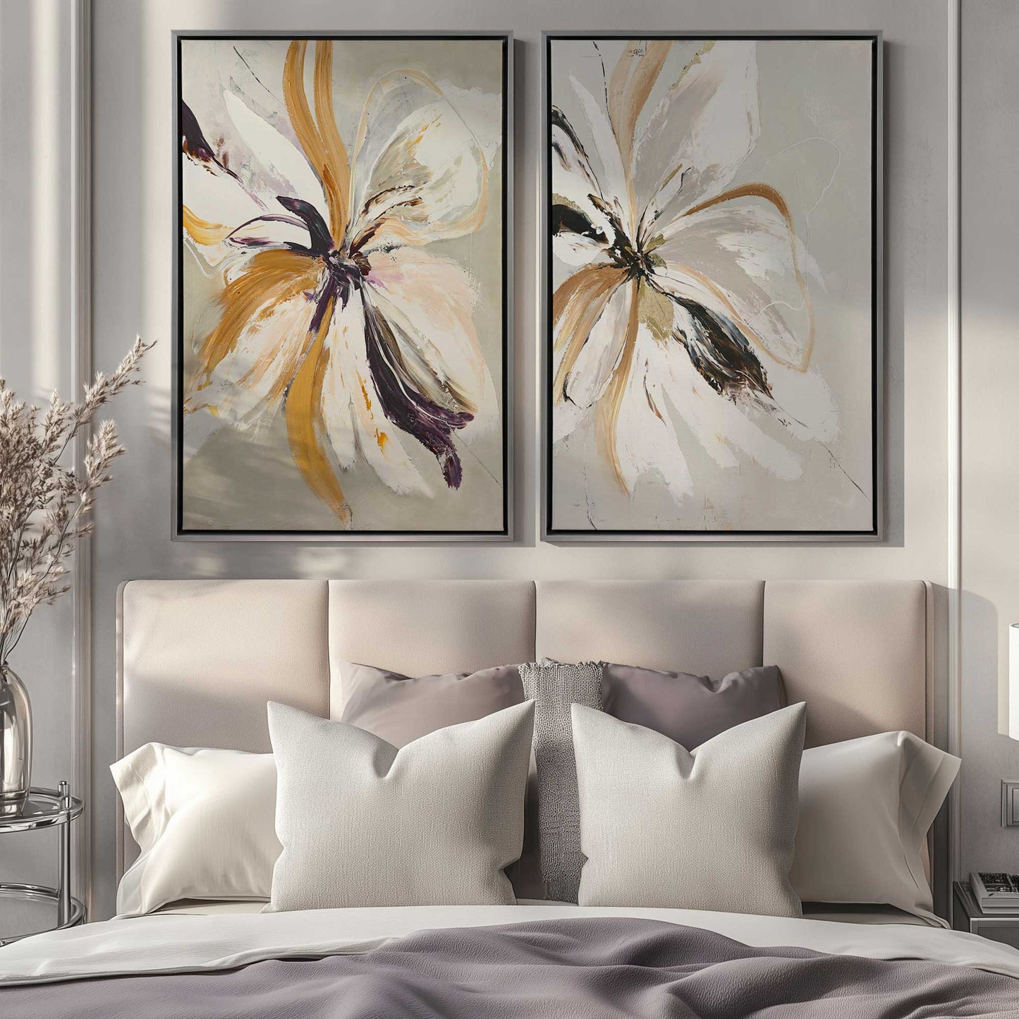 [Color:Opaque White], Picture of art in a White frame
