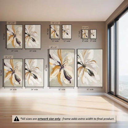 Big Soft Petals, Set of 2 Canvas Prints