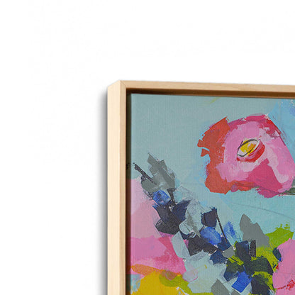 [Color:American Maple], Picture of art in an American Maple frame at an angle