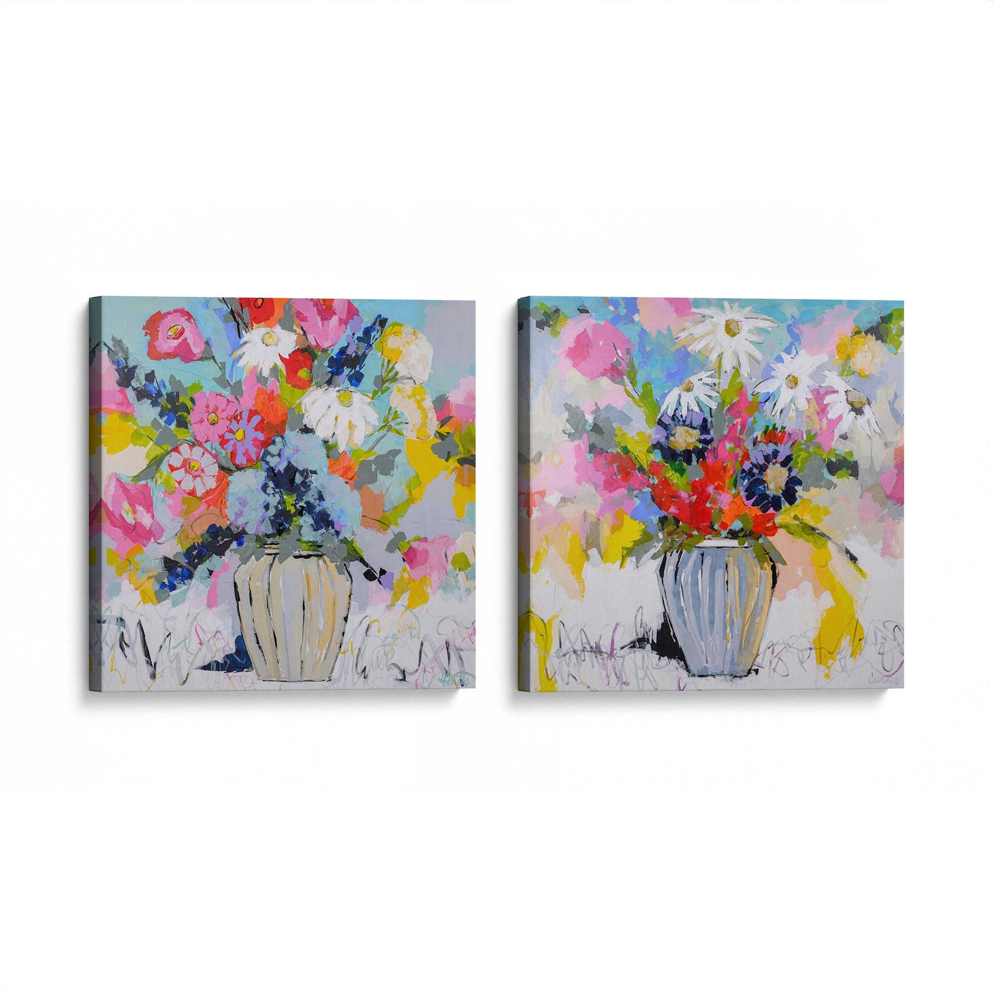[Color:Stretched Canvas], Picture of the corner of the art