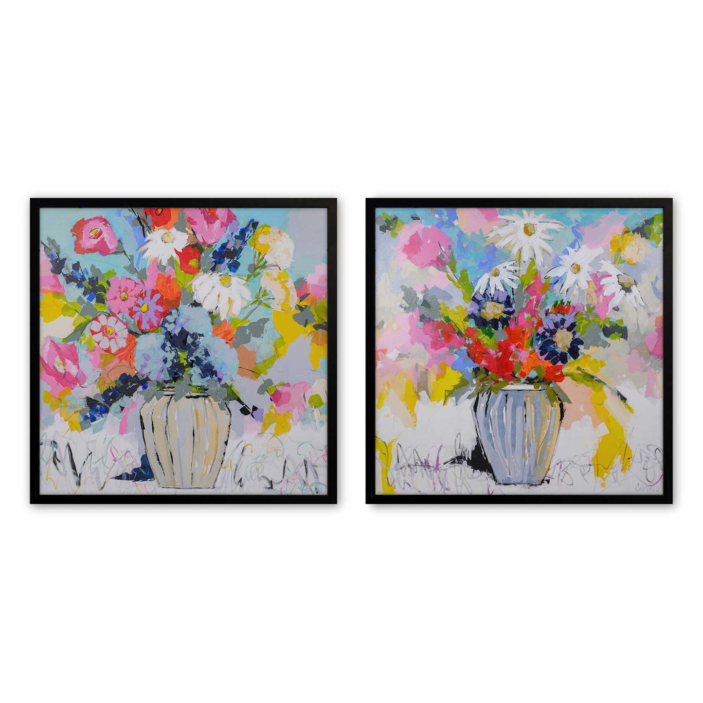[Color:Satin Black], Picture of art in a Satin Black frame