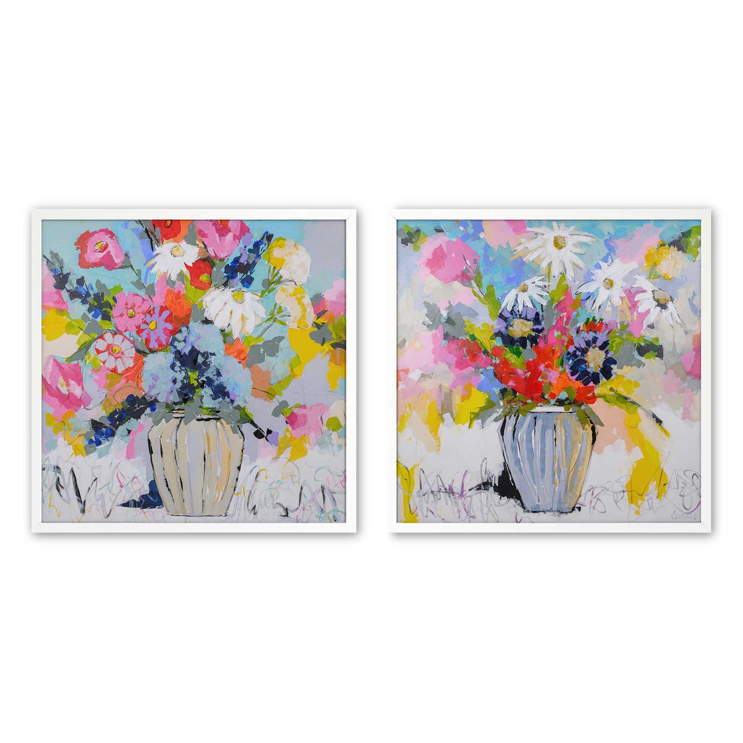 [Color:Opaque White], Picture of art in an Opaque White frame