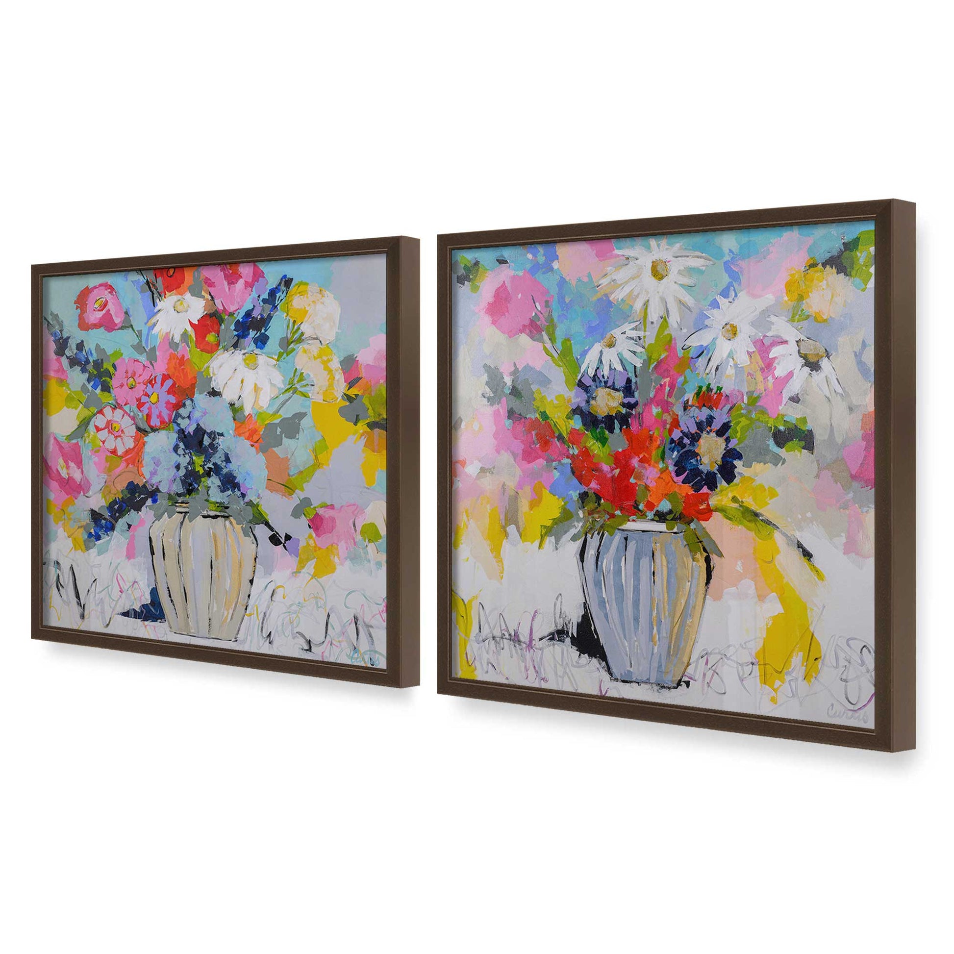 [Color:Belvinder Brown], Picture of art in a Belvinder Brown frame at an angle