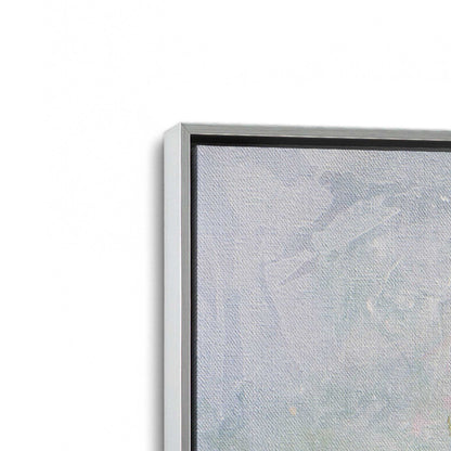 [Color:Polished Chrome], Picture of art in a Polished Chrome frame at an angle