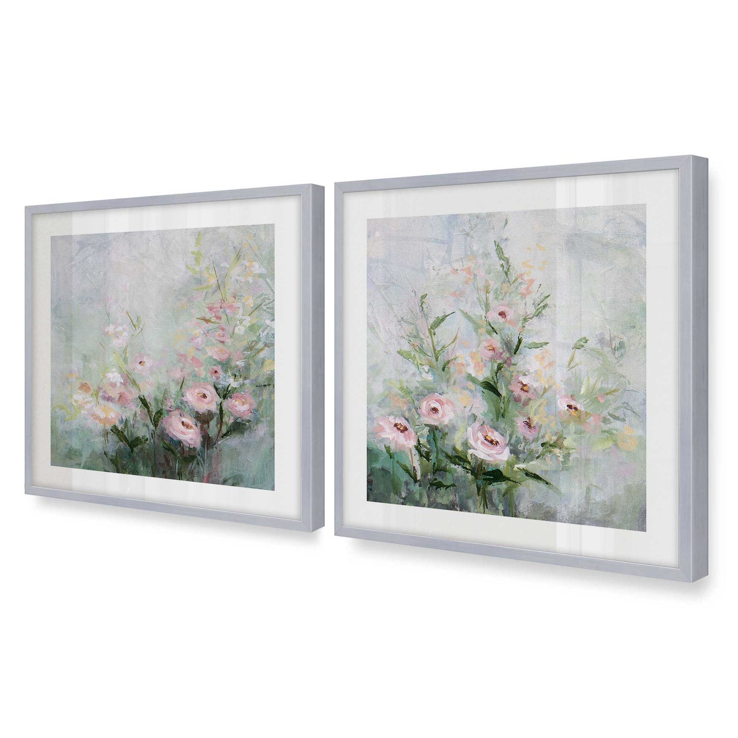 [Color:Polished Chrome], Picture of art in a Polished Chrome frame of the corner
