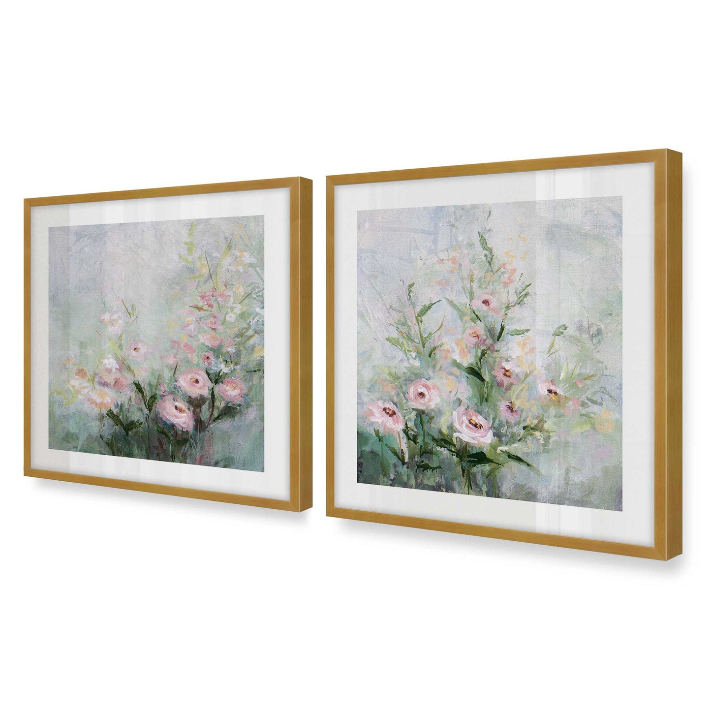 [Color:Polished Gold], Picture of art in a Polished Gold frame of the corner