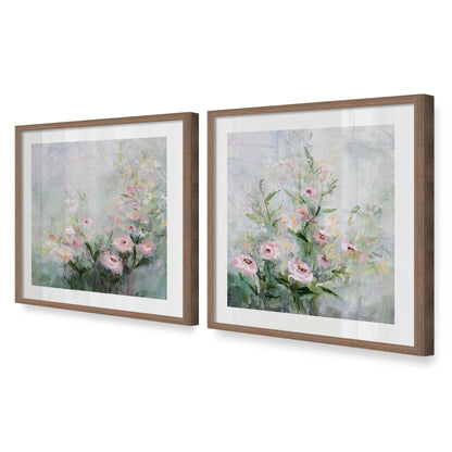 [Color:Walnut], Picture of art in a Walnut frame at an angle
