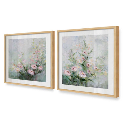 [Color:American Maple], Picture of art in an American Maple frame at an angle