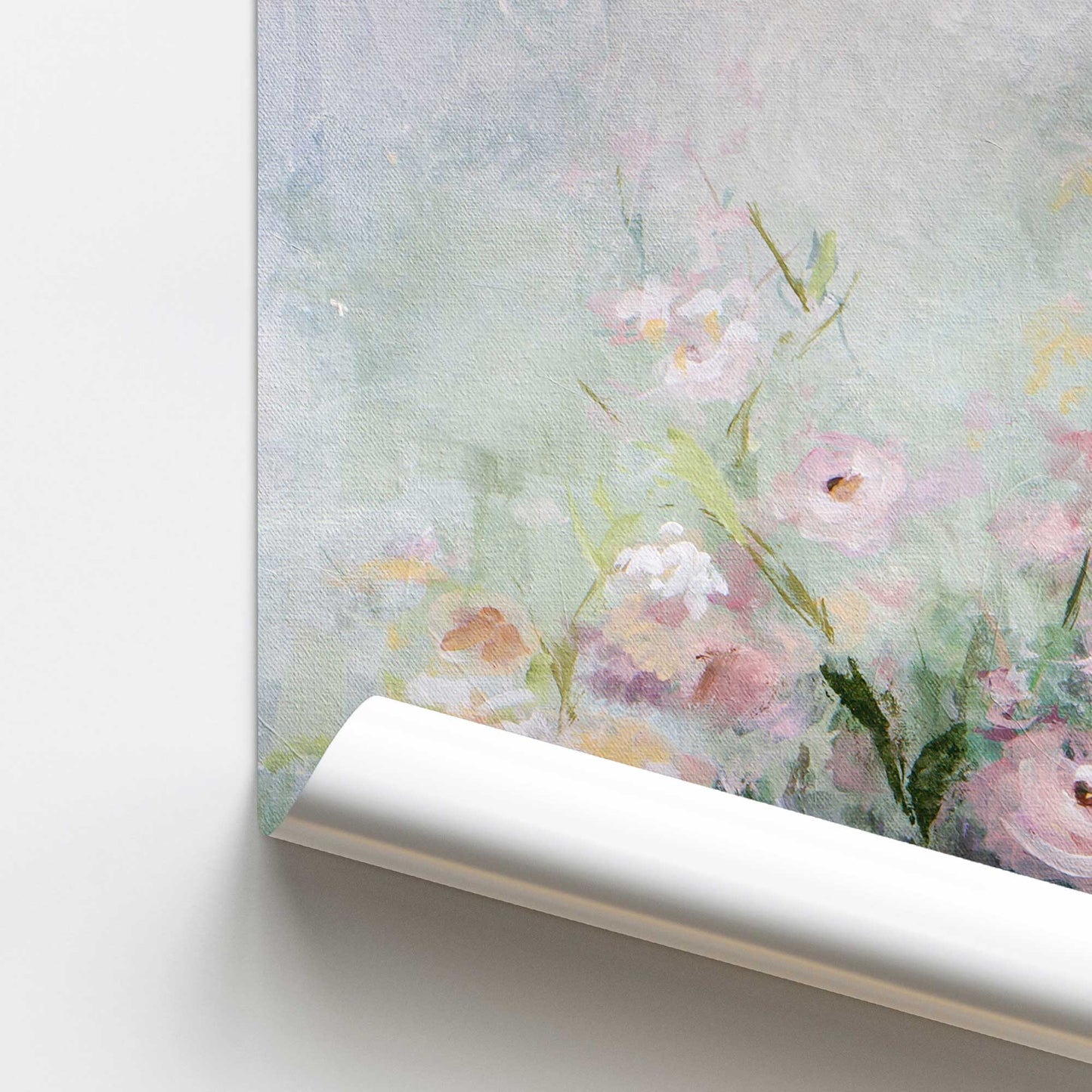 [color:Rolled Print], Picture of close up of art