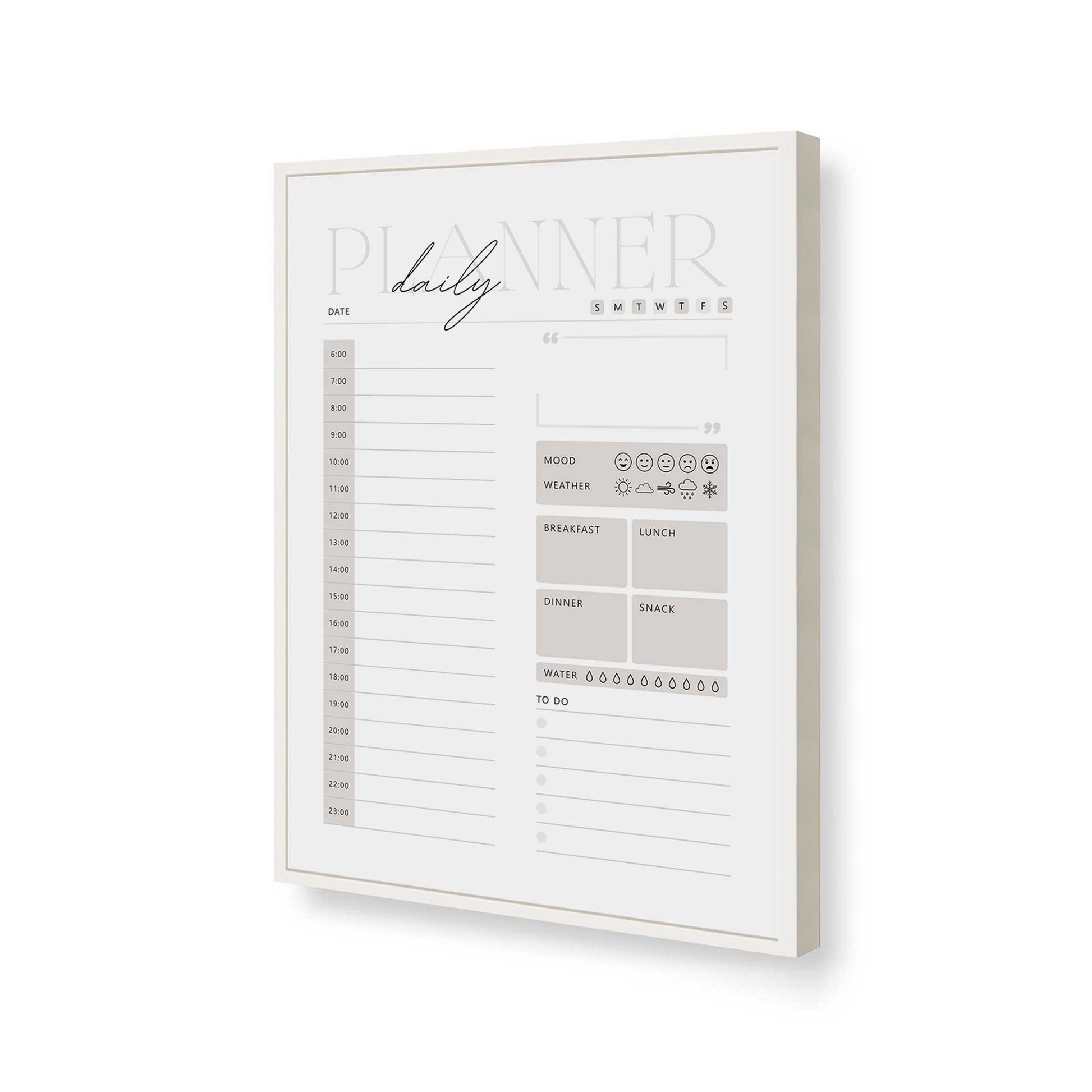 [Color:Opaque White], Picture of art in a Opaque White frame of the corner