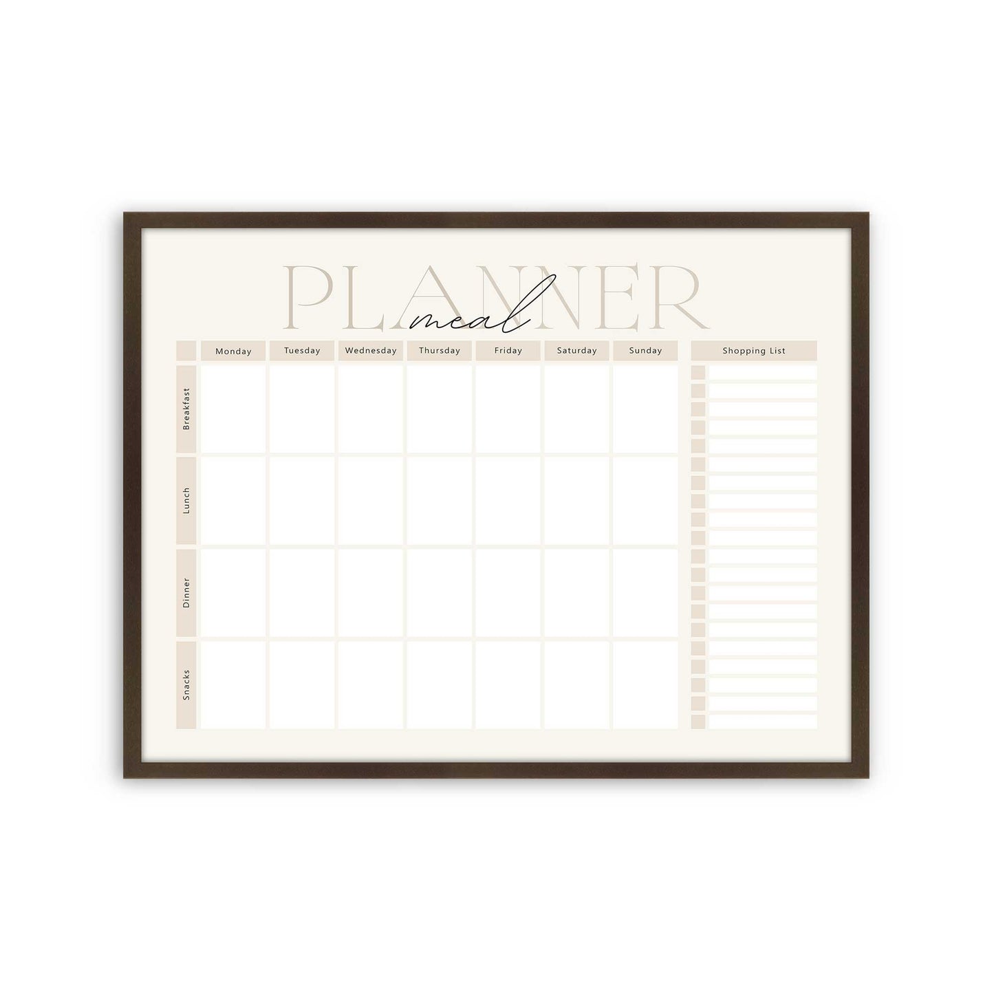 [Color:Belvinder Brown], Picture of art in a Belvinder Brown frame