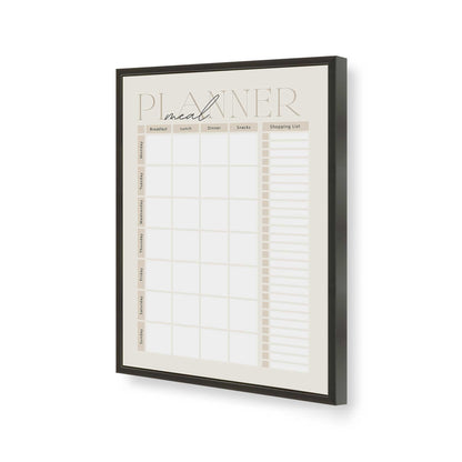 [Color:Satin Black], Picture of art in a Satin Black frame of the corner