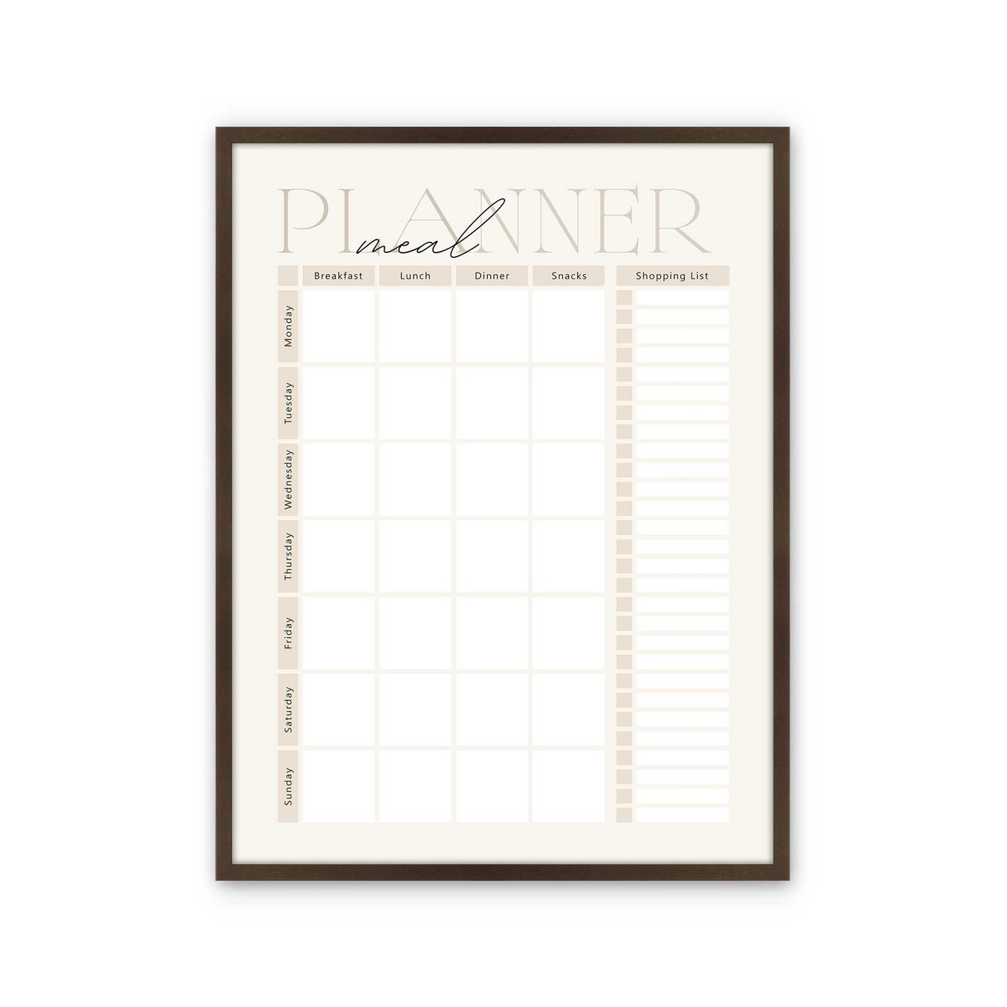 [Color:Belvinder Brown], Picture of art in a Belvinder Brown frame