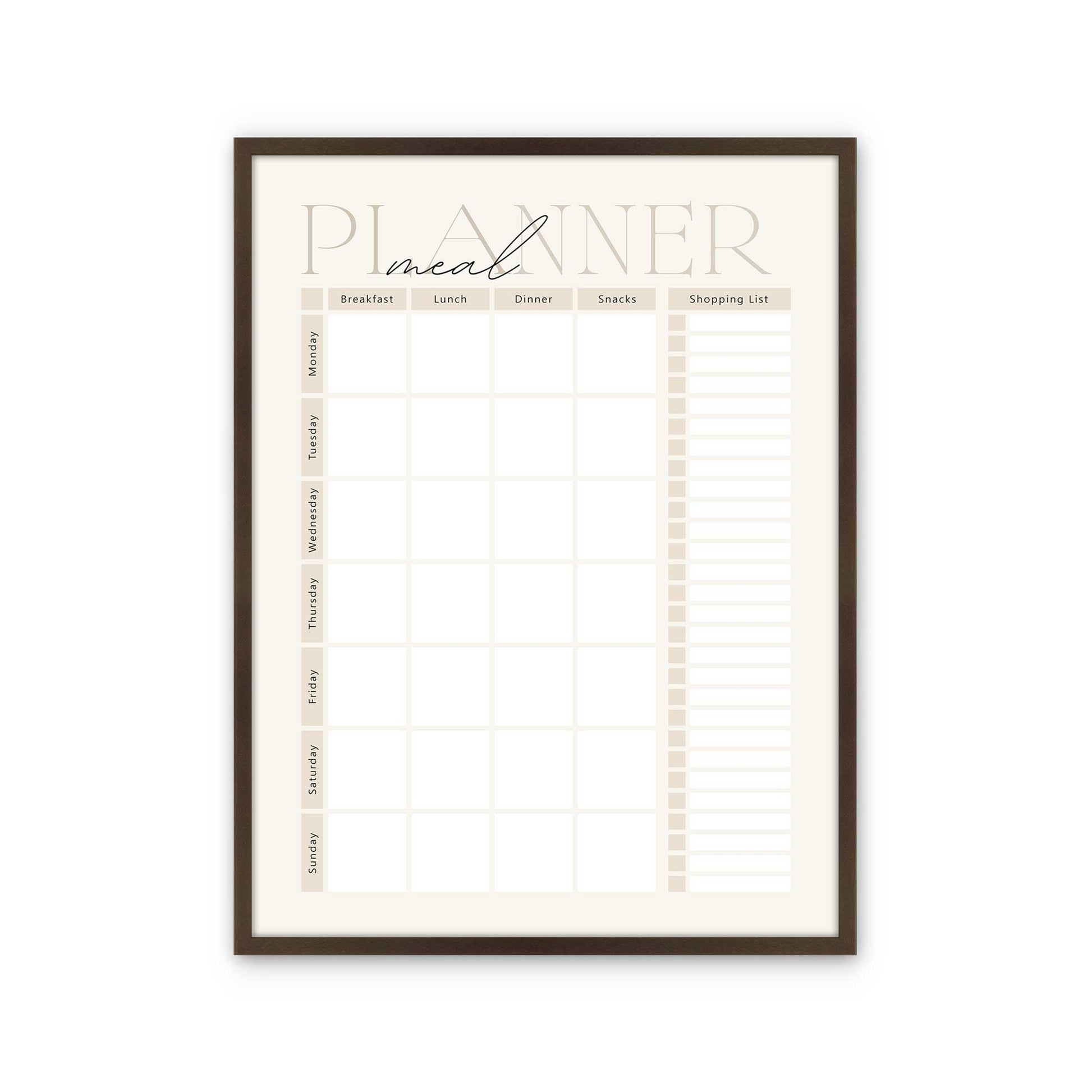 [Color:Belvinder Brown], Picture of art in a Belvinder Brown frame