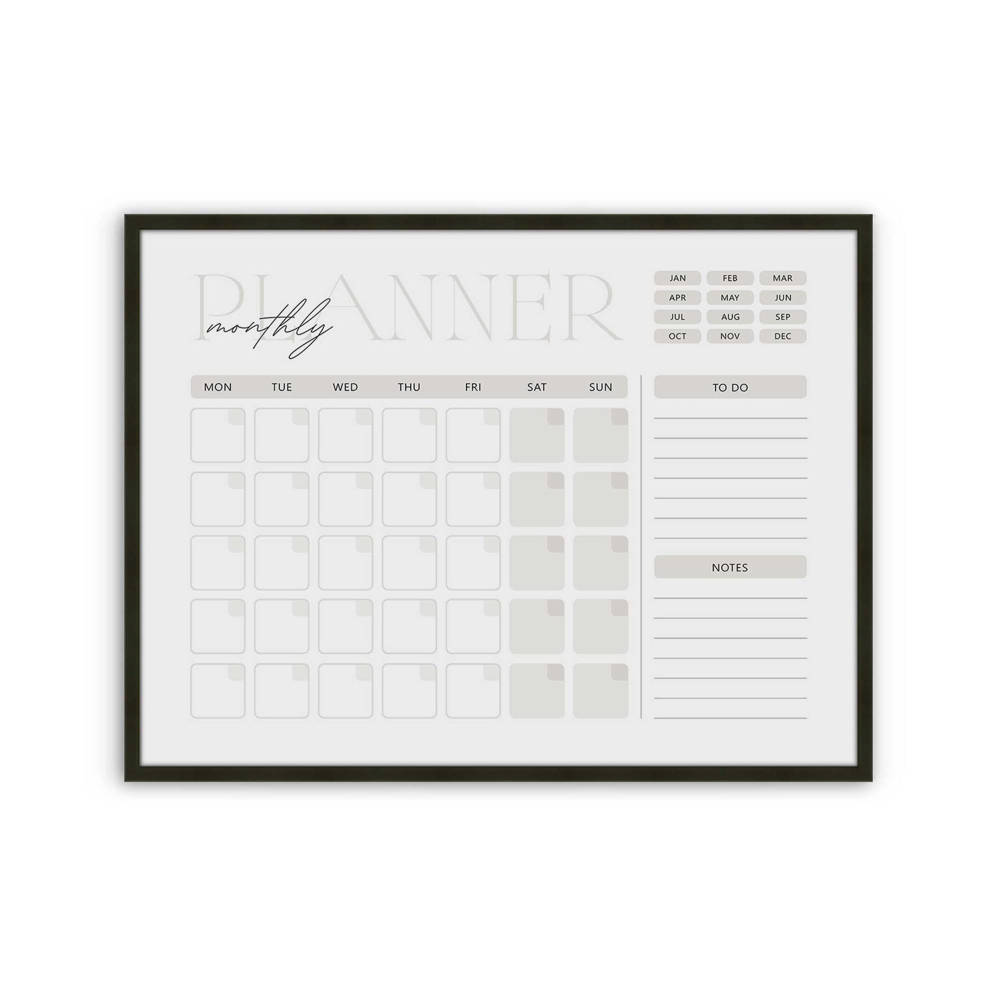 [Color:Satin Black], Picture of art in a Satin Black frame