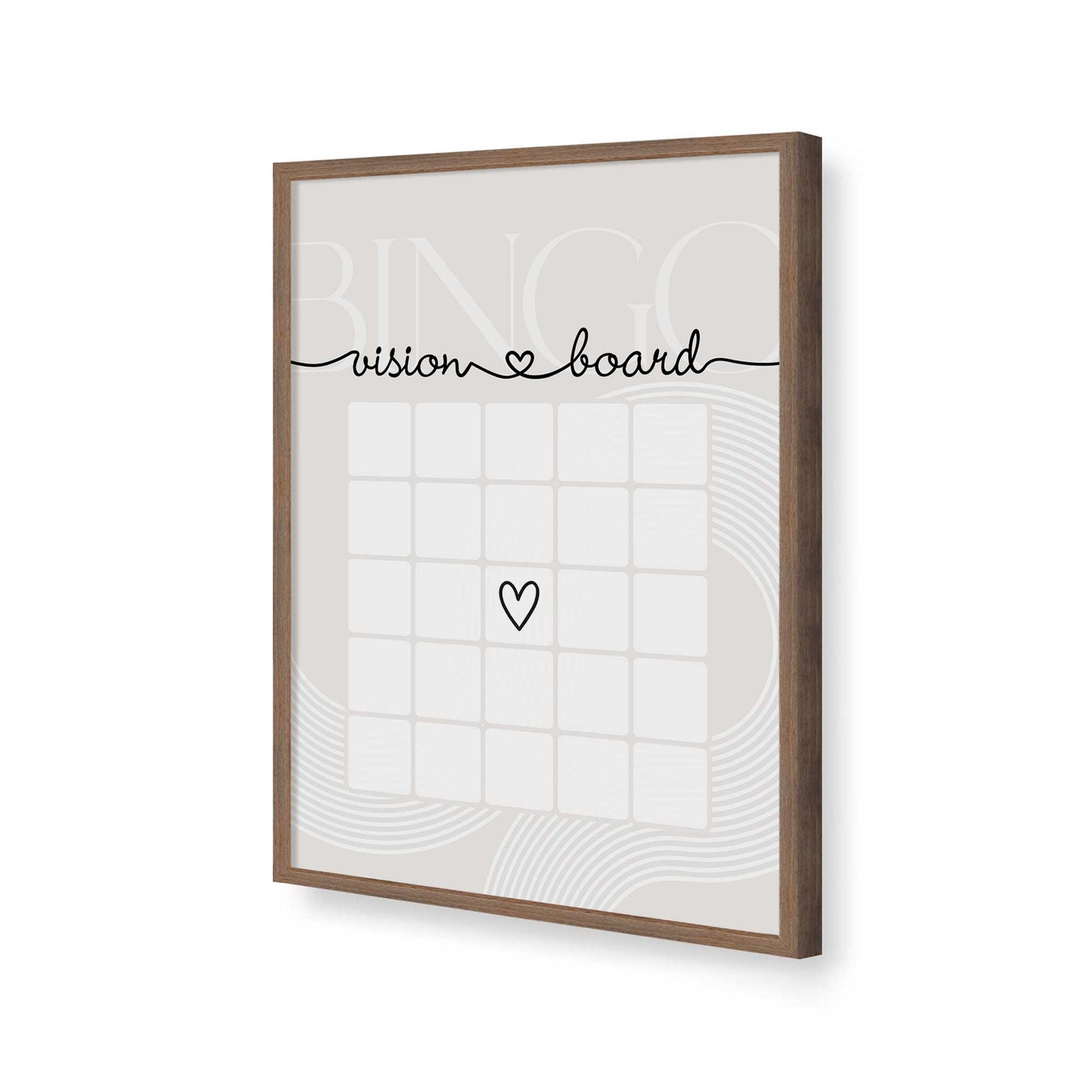 [Color:Walnut], Picture of art in a Walnut frame of the corner