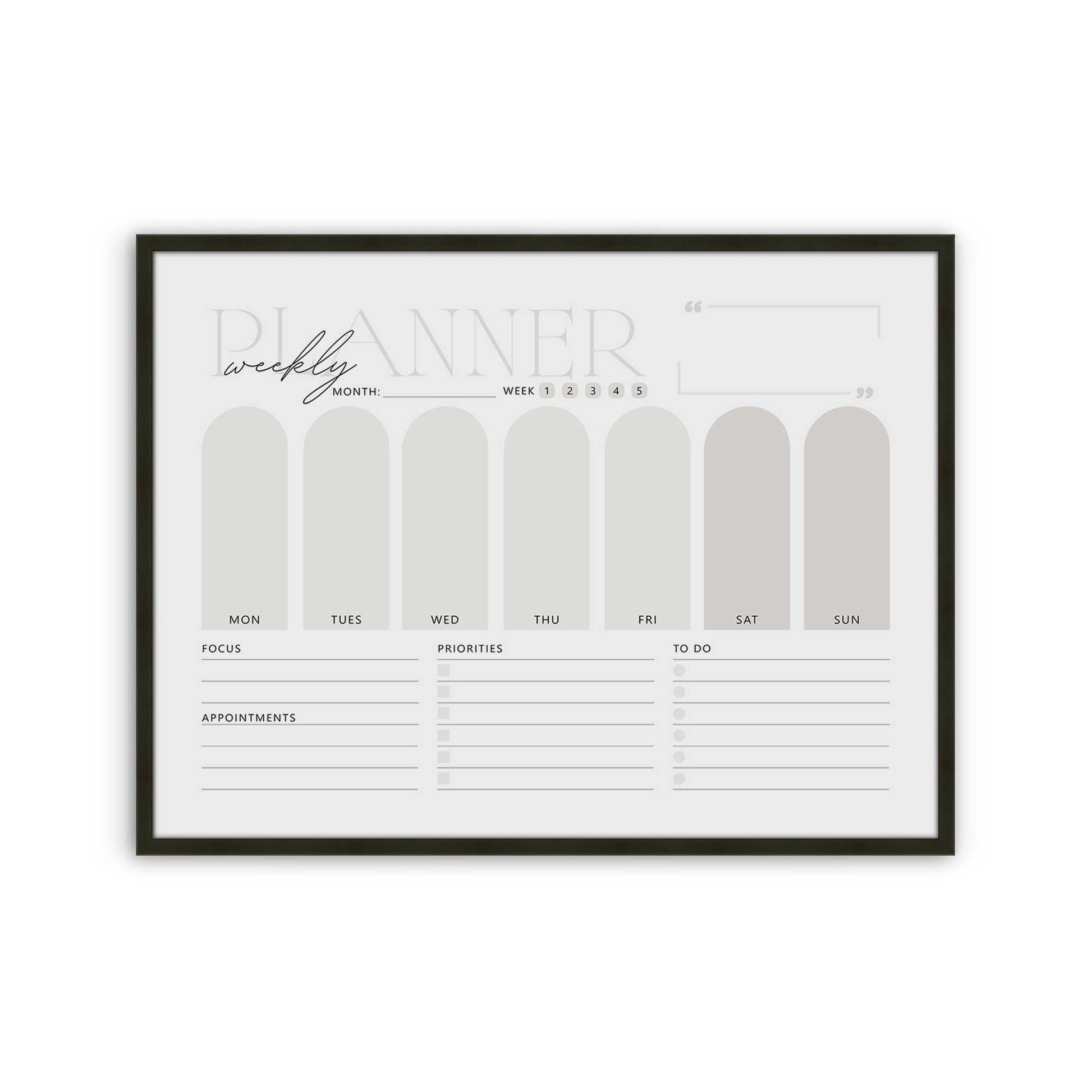 [Color:Satin Black], Picture of art in a Satin Black frame