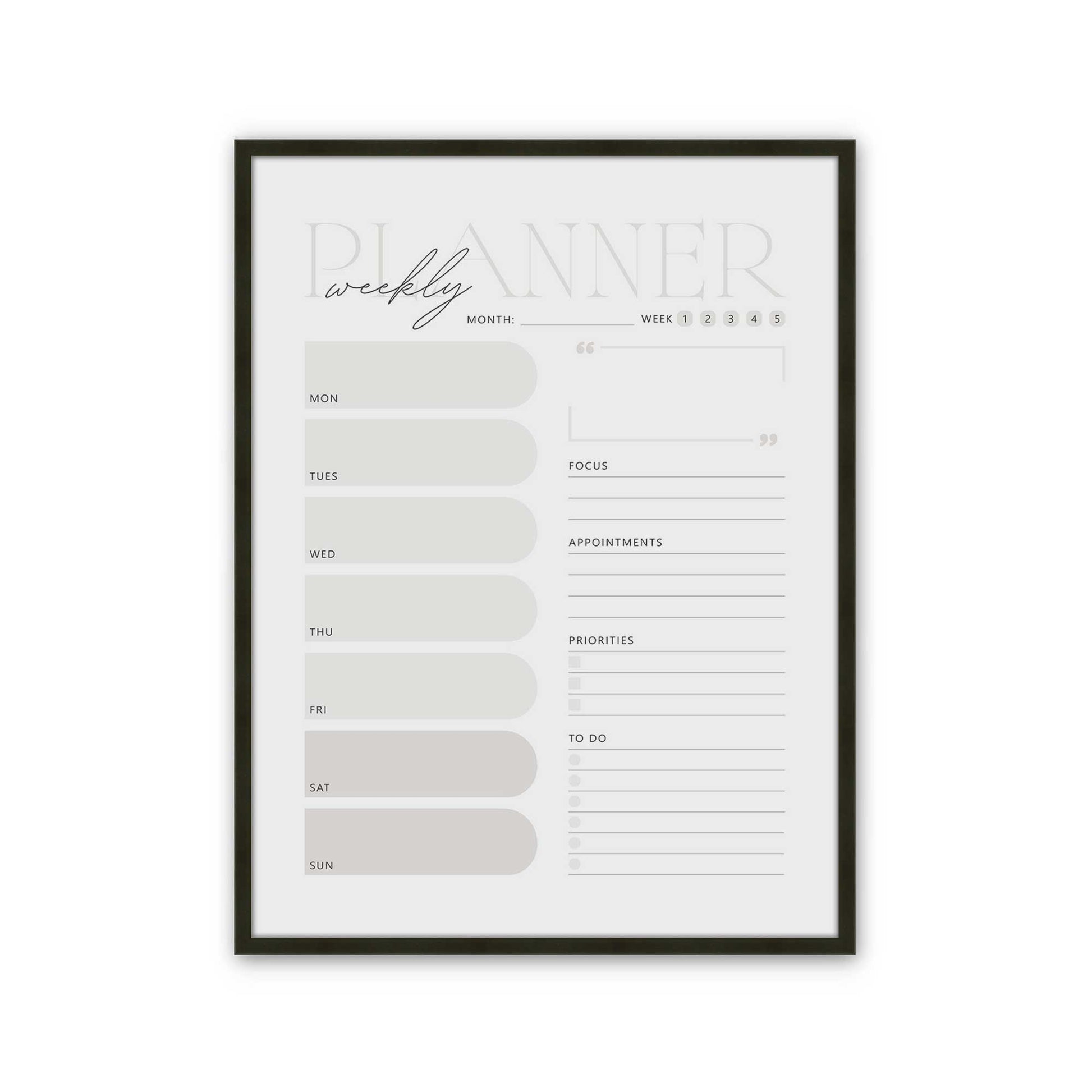 [Color:Satin Black], Picture of art in a Satin Black frame