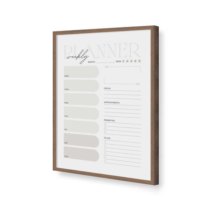 [Color:Walnut], Picture of art in a Walnut frame of the corner