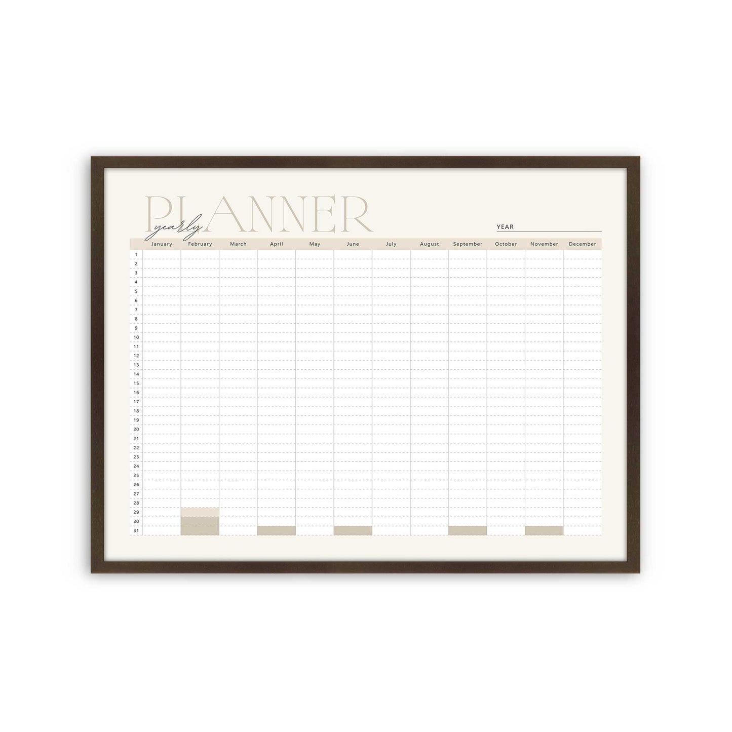 [Color:Belvinder Brown], Picture of art in a Belvinder Brown frame