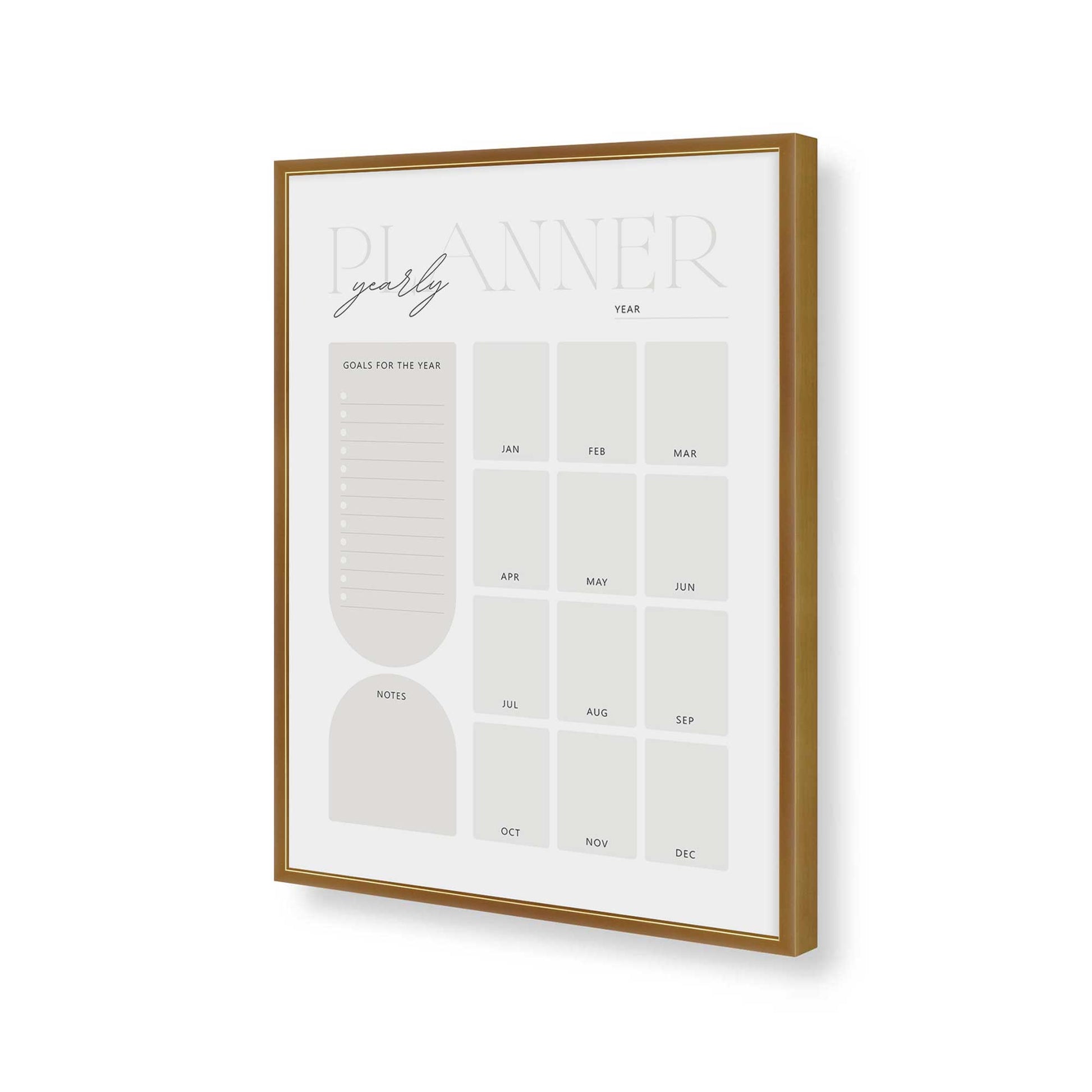 [Color:Polished Gold], Picture of art in a Polished Gold frame of the corner