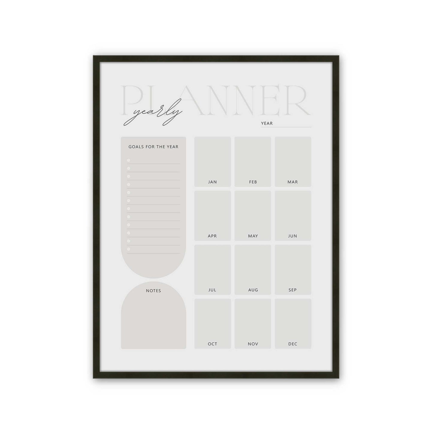 [Color:Satin Black], Picture of art in a Satin Black frame