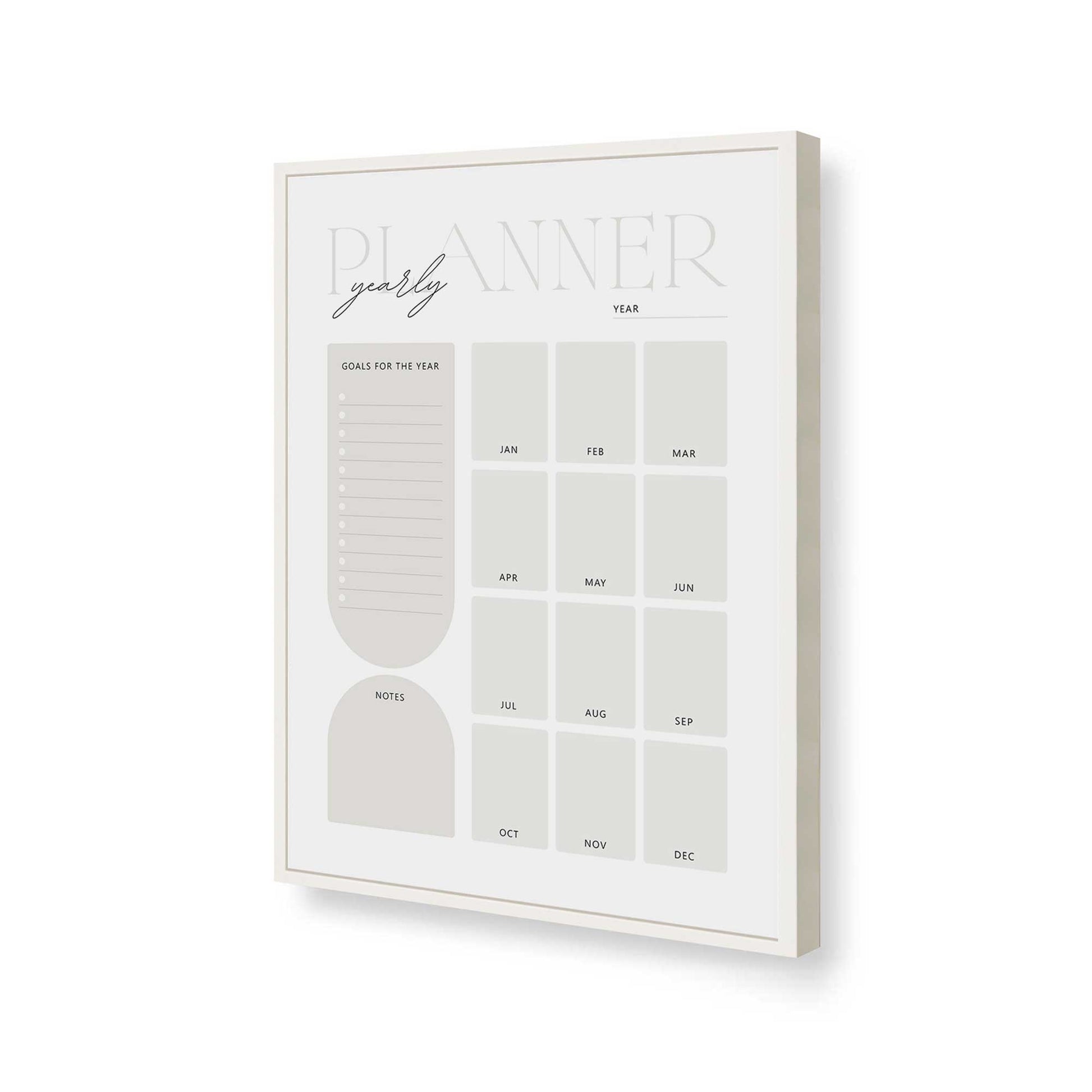 [Color:Opaque White], Picture of art in a Opaque White frame of the corner