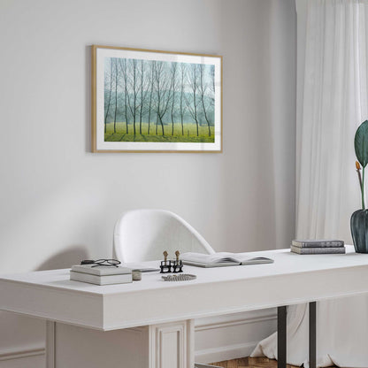 Row of Trees Art Print