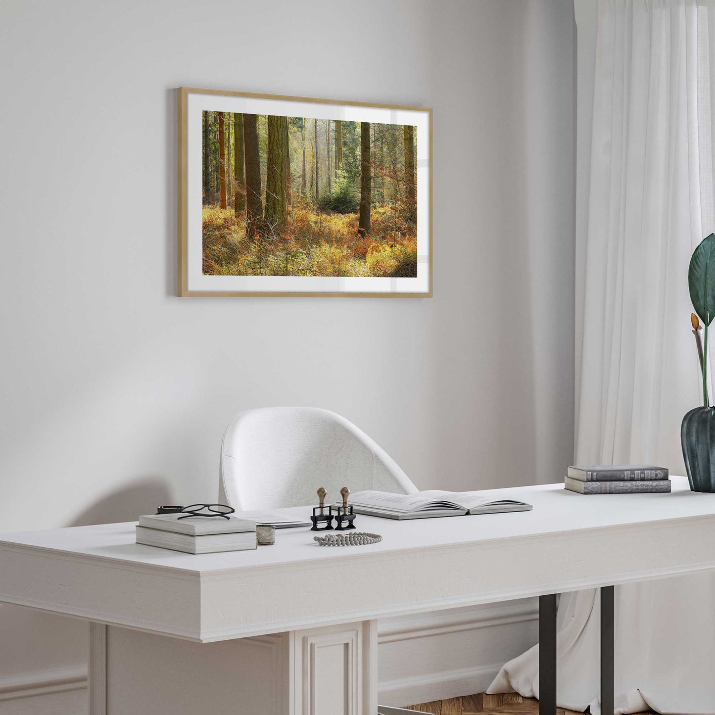 Autumn in the Woods Art Print