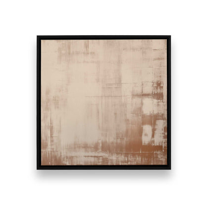 Beige Bliss Abstract Canvas Print, Set of 2