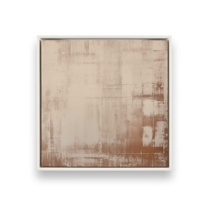 Beige Bliss Abstract Canvas Print, Set of 2