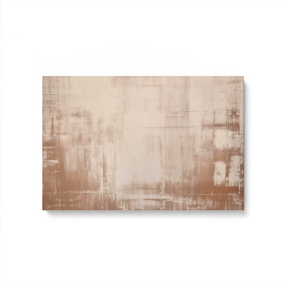 Soft Earth Brushstrokes Canvas Print, Set of 2