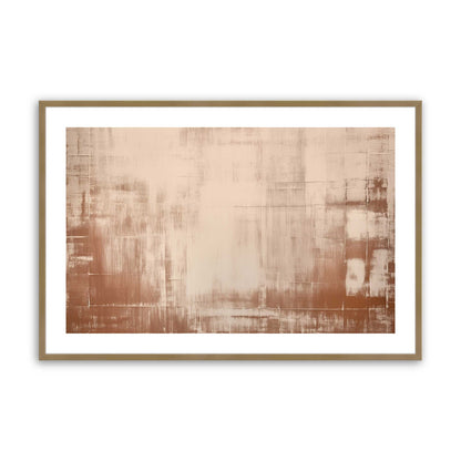 Soft Earth Brushstrokes Art Print, Set of 2