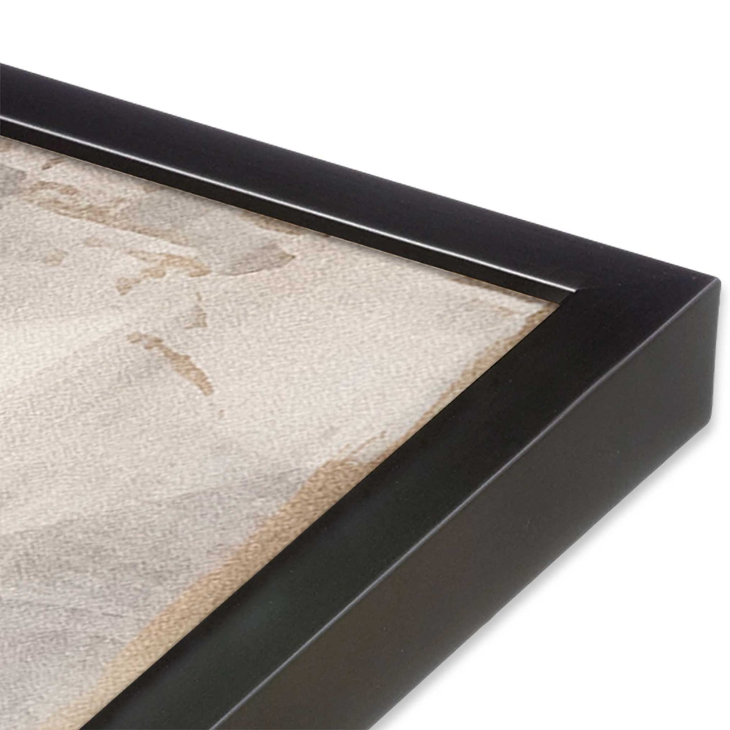 [Color:Weathered Zinc], Picture of art in a Weathered Zinc frame at an angle