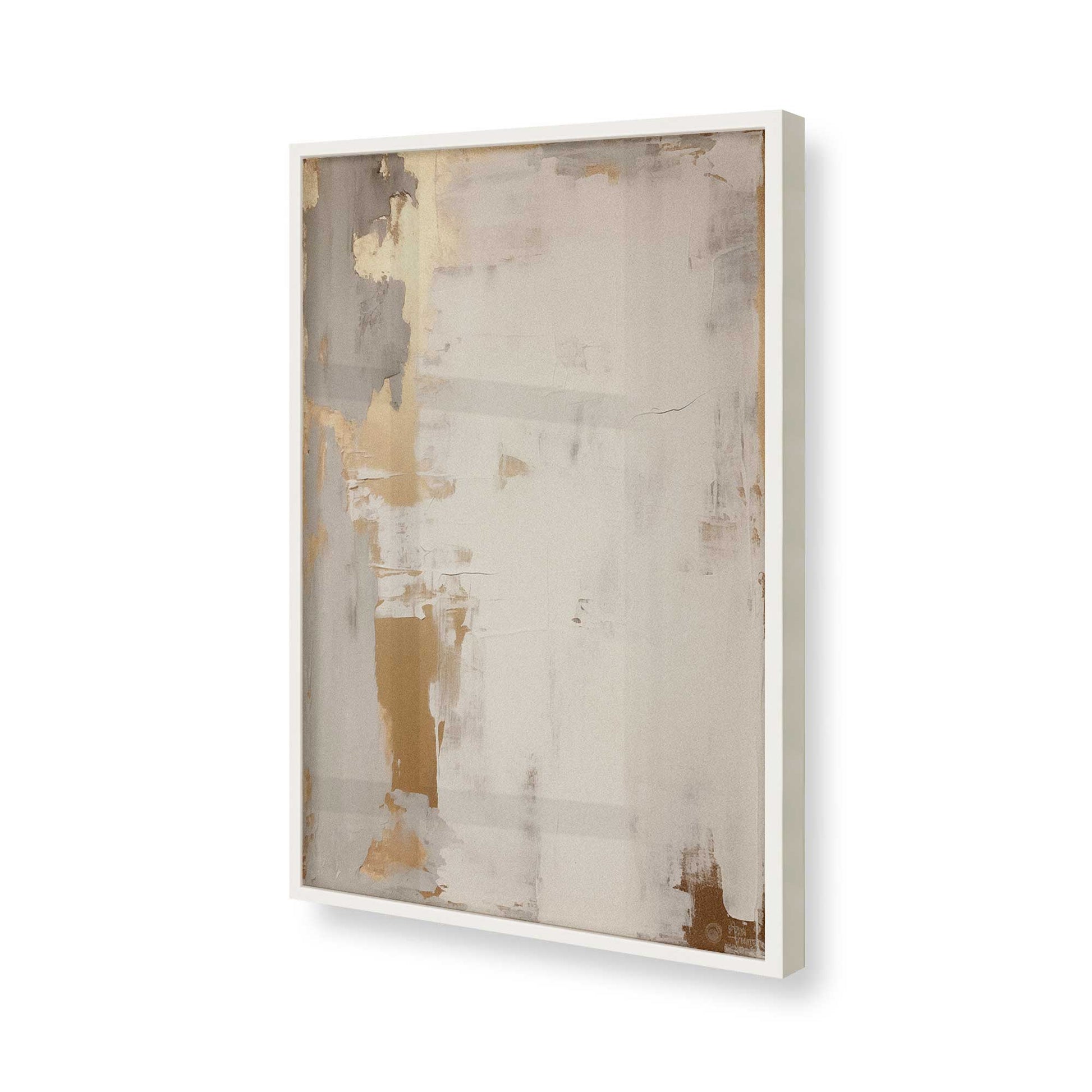 [Color:Opaque White], Picture of art in a Opaque White frame of the corner