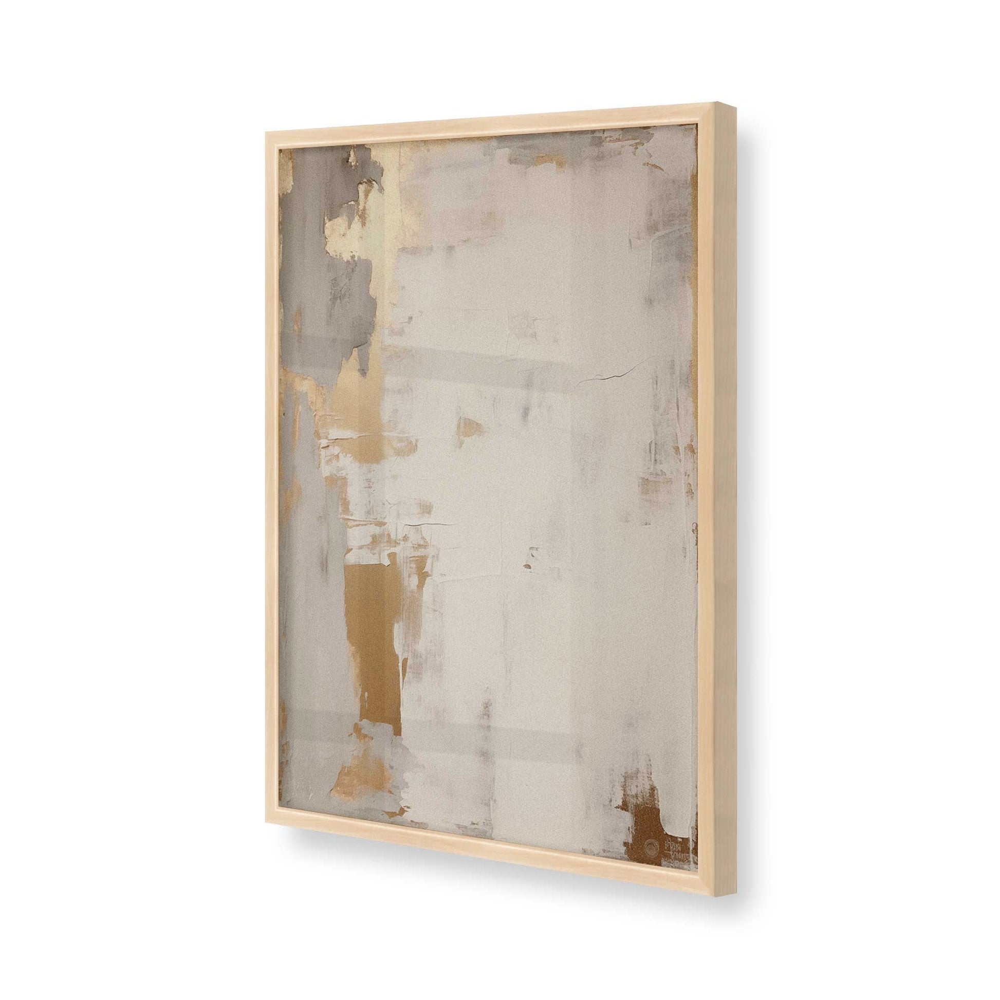 [Color:Raw Maple], Picture of art in a Raw Maple frame of the corner