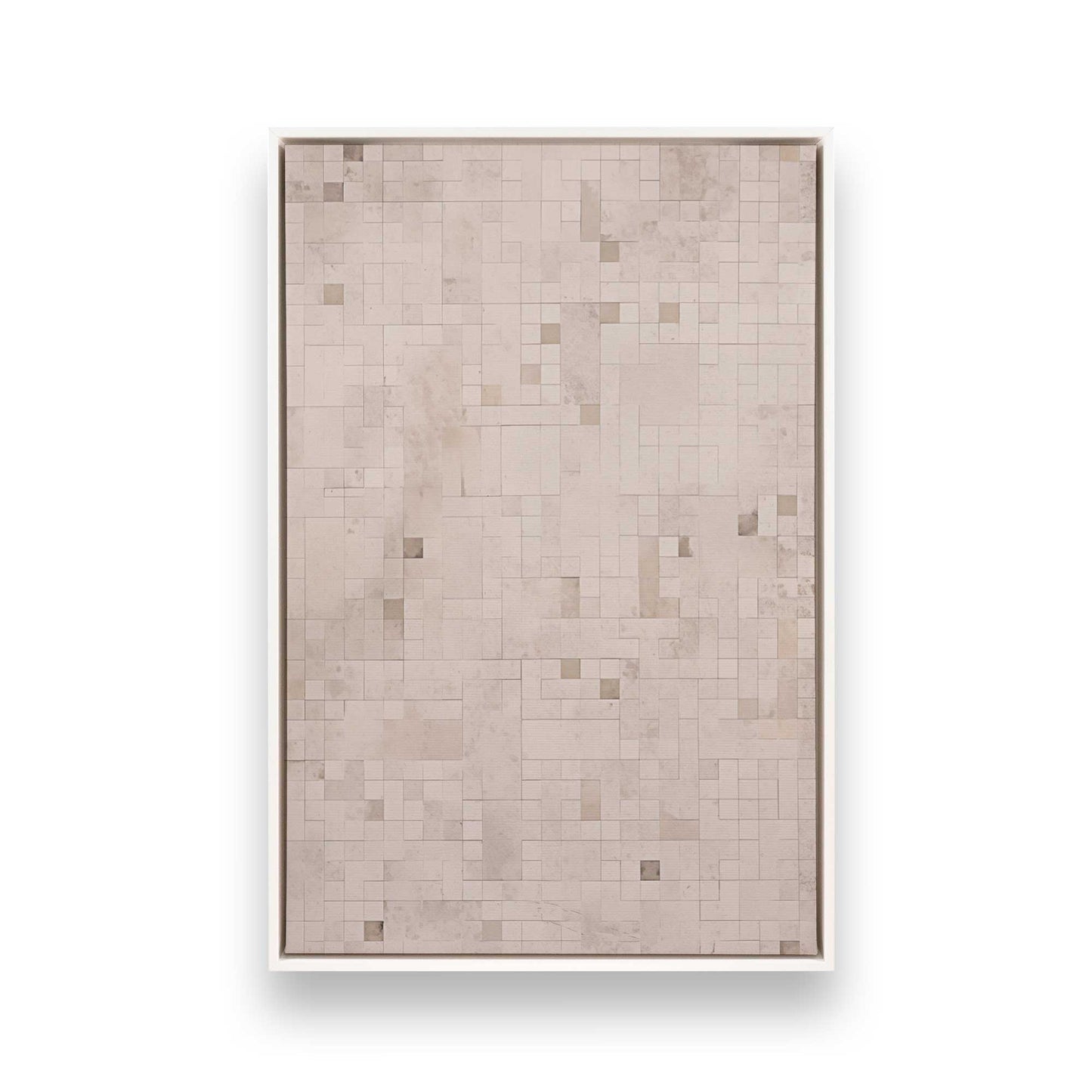 Subtle Mosaic Canvas Print, Set of 2