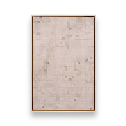 Subtle Mosaic Canvas Print, Set of 2