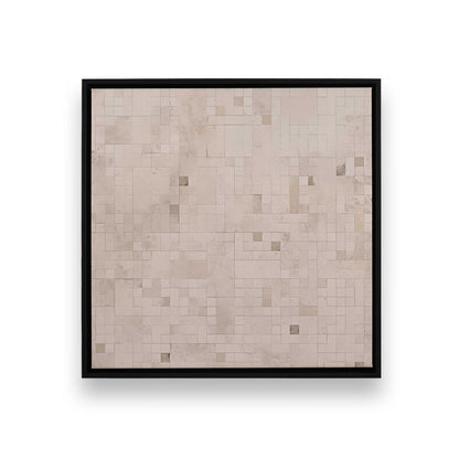 Subtle Gridscape Canvas Print, Set of 2